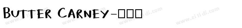 Butter Carney字体转换